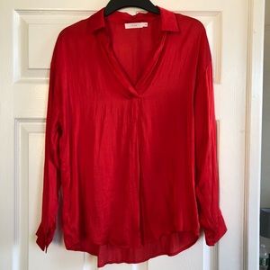 Tops - Red silk top Tops - Red silk top